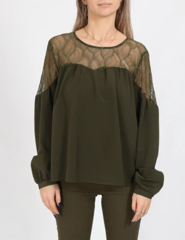 Bluza Only, verde