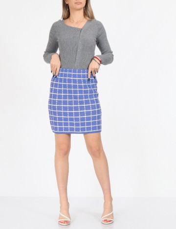 
						Fusta Vero Moda, albastru