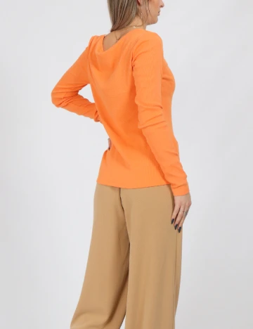 Bluza Pieces, portocaliu Portocaliu