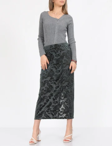 Fusta Vero Moda, gri