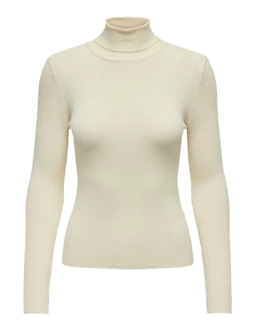 Bluza Jacqueline de Yong, ecru Alb