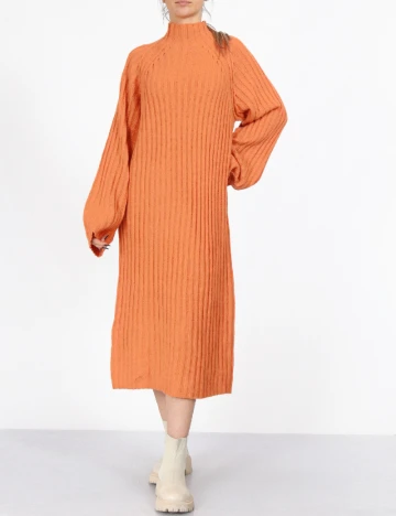 Rochie medie Vero Moda, portocaliu
