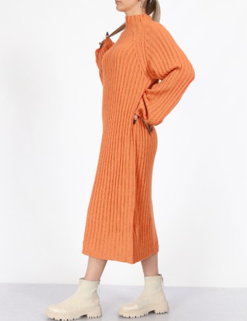 Rochie medie Vero Moda, portocaliu