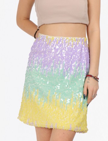 Fusta Vero Moda, mix culori