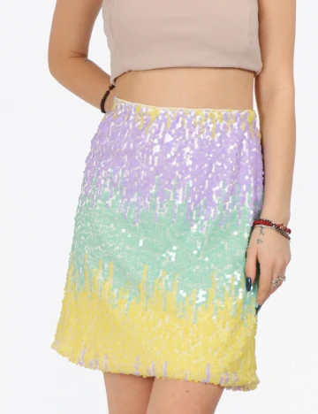 Fusta Vero Moda, mix culori
