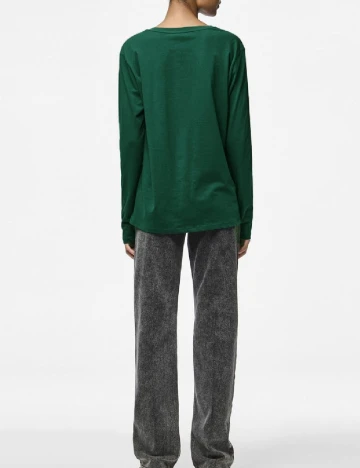 Bluza Pieces, verde