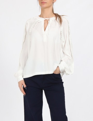 
						Bluza Vero Moda, alb