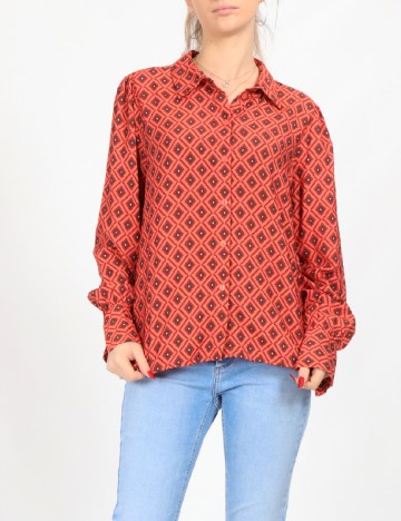 
						Camasa Vero Moda, portocaliu
