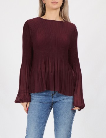 
						Bluza Pieces, visiniu