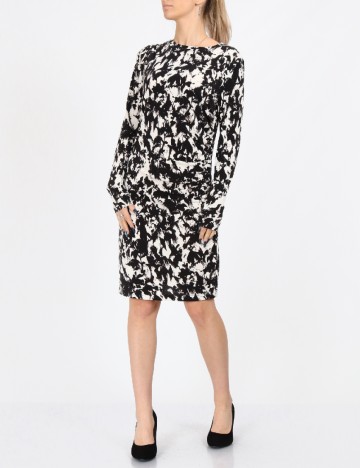 
						Rochie scurta Only, alb/negru