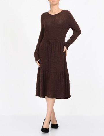 
						Rochie medie Only, maro