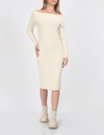 
						Rochie medie Noisy May, ecru