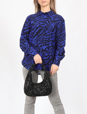 
						Geanta Pieces, negru