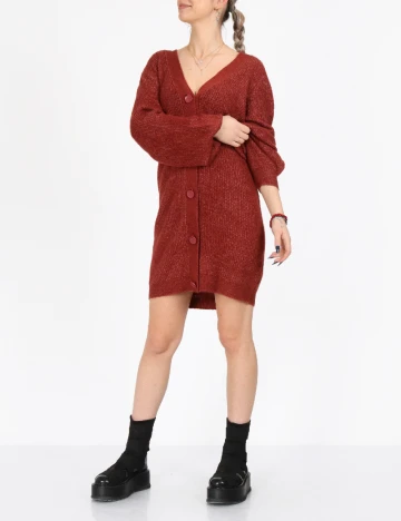 Cardigan Jacqueline de Yong, caramiziu