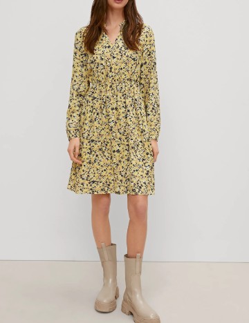 Rochie scurta Comma, galben