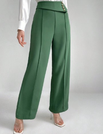 Pantaloni SHEIN, verde