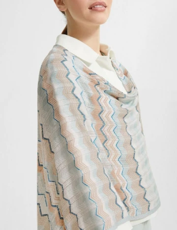 Poncho Comma, mix culori Mix culori