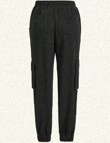 Pantaloni SHEIN, negru Negru