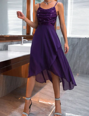 Rochie medie SHEIN, mov Mov