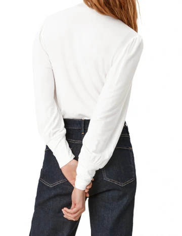 Bluza s.Oliver, alb Alb