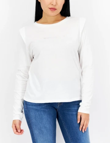 Bluza s.Oliver, alb Alb