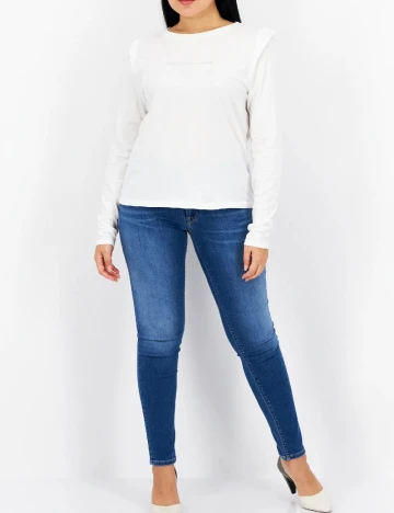 Bluza s.Oliver, alb Alb