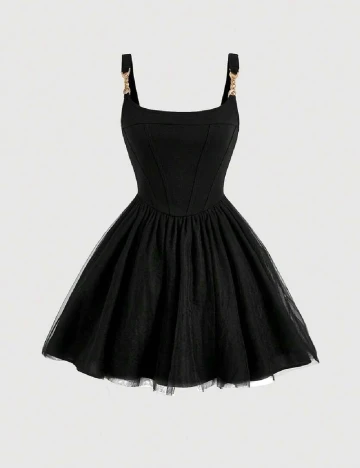 Rochie scurta SHEIN, negru Negru
