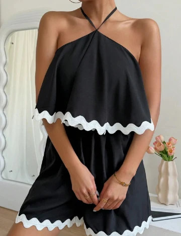 Salopeta SHEIN, negru