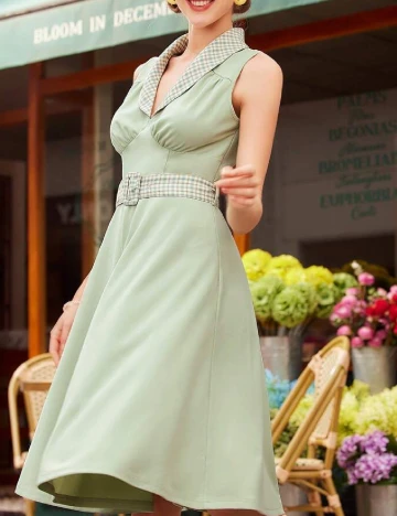 Rochie medie SHEIN, verde