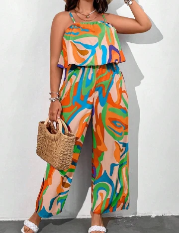 Salopeta SHEIN CURVE, mix culori Mix culori