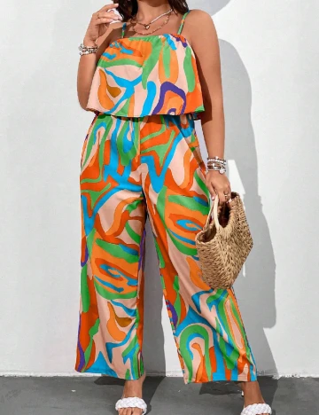 Salopeta SHEIN CURVE, mix culori Mix culori