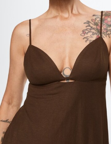 Rochie lunga Mango, maro