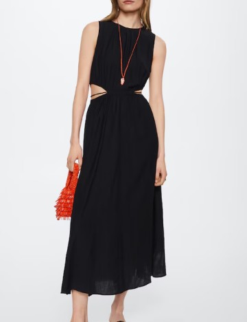 
						Rochie lunga Mango, negru