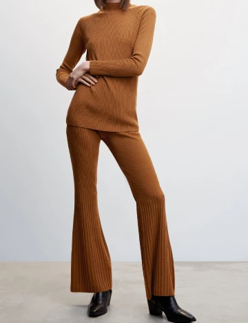 Pantaloni Mango, maro