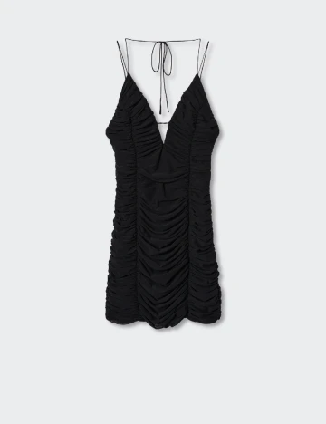 Rochie scurta Mango, negru Negru