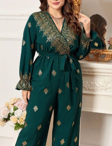 Salopeta SHEIN CURVE, verde