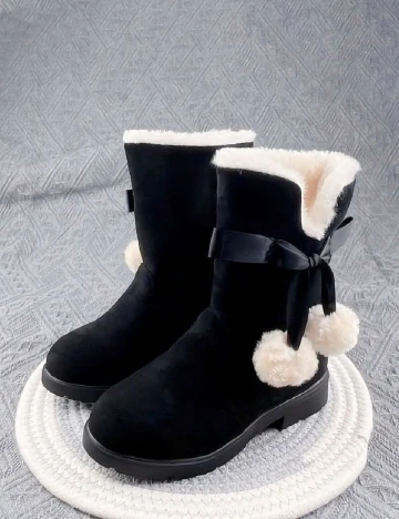 Cizme Shein Kids, negru Negru