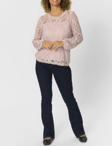 
						Bluza Cream, roz pudra