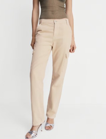 
						Blugi Mango, crem