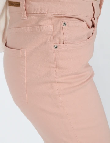 Pantaloni trei sferturi b.young, roz
