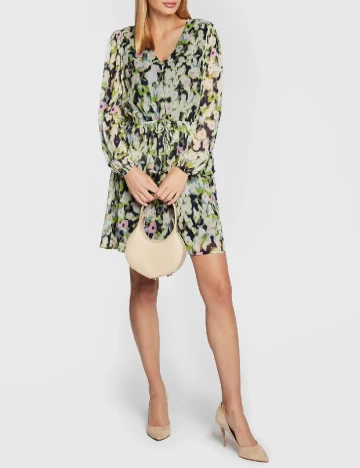Rochie scurta Ichi, verde Verde