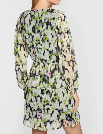 Rochie scurta Ichi, verde Verde