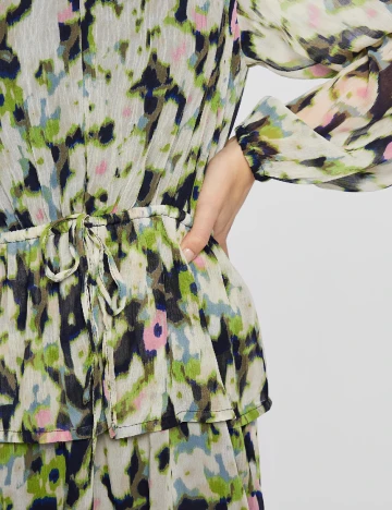 Rochie scurta Ichi, verde Verde