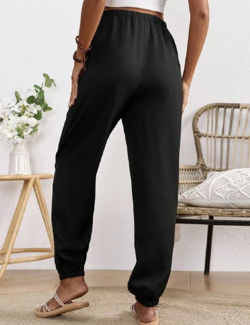 Pantaloni SHEIN Maternity, negru Negru