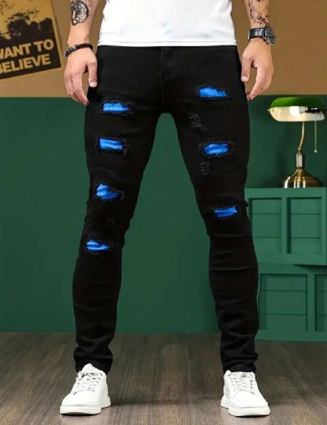 
						Blugi SHEIN, negru