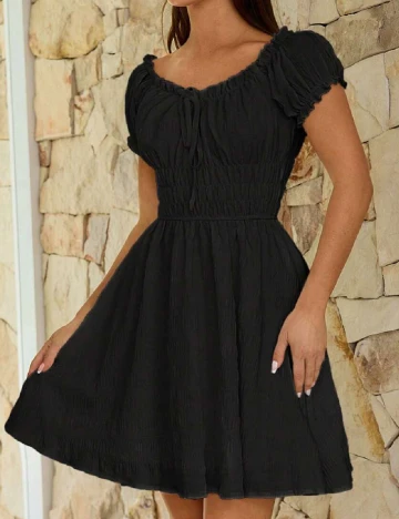 Rochie scurta SHEIN, negru Negru