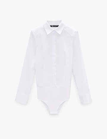Body Zara, alb, XS
