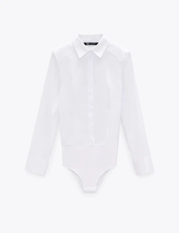 Body Zara, alb, XS Alb