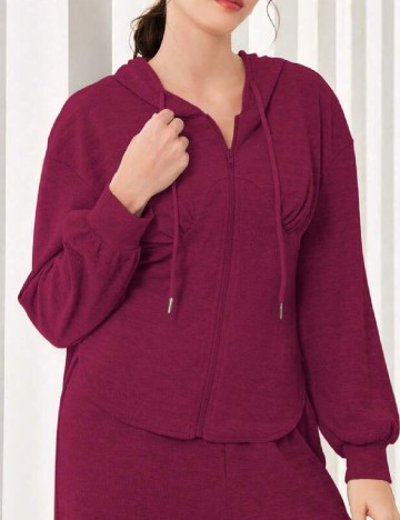 
						Hanorac SHEIN, magenta