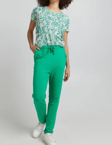 Pantaloni Ichi, verde Verde